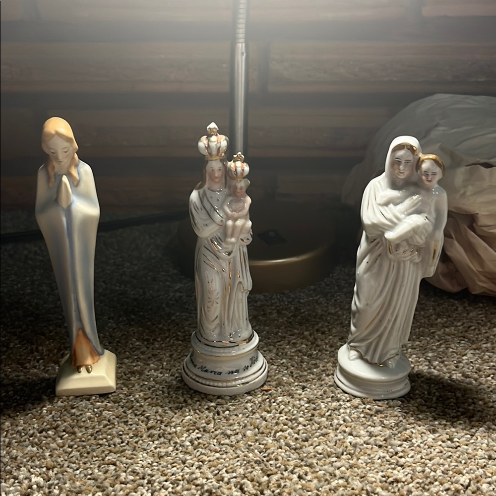 Elegant Religious Figurines Set